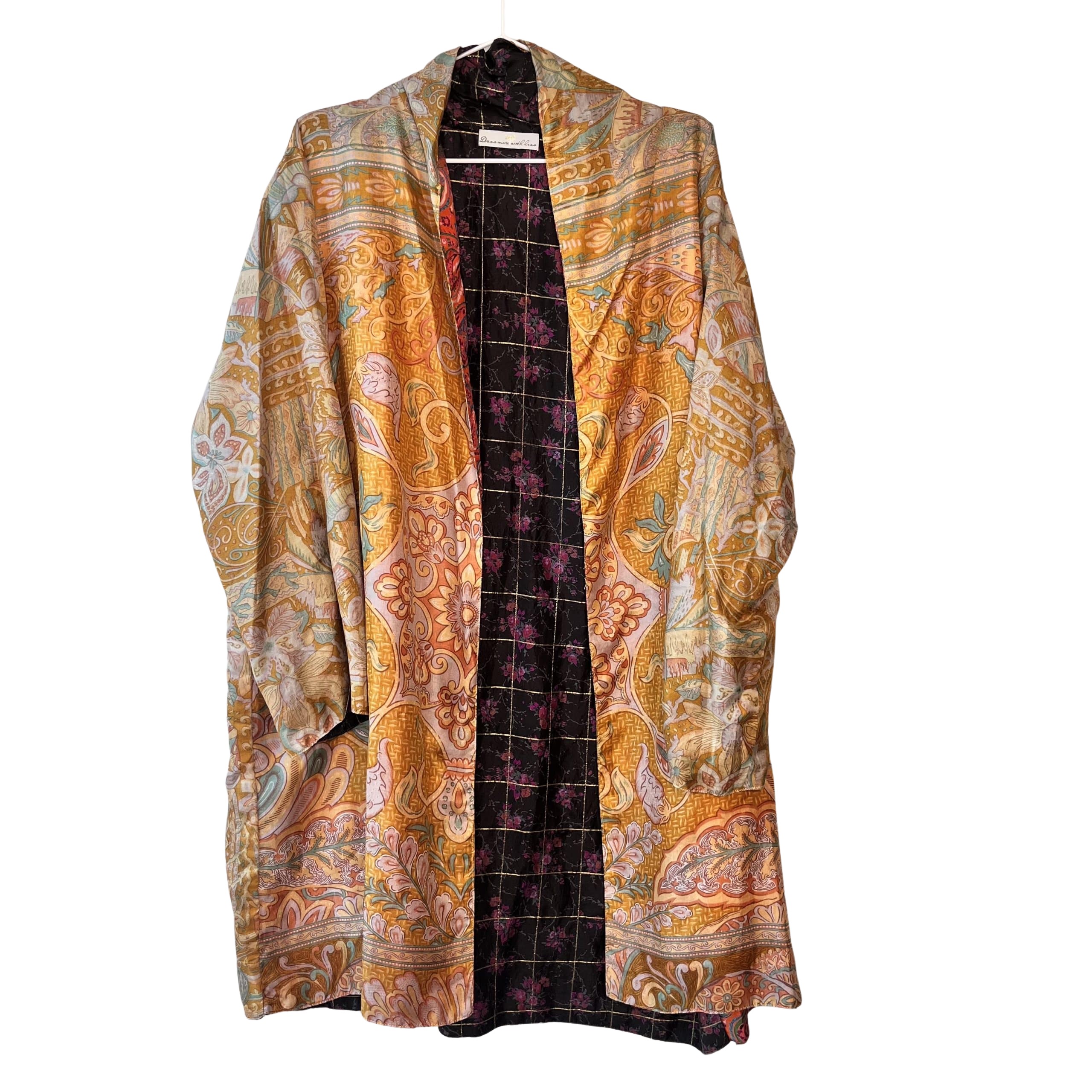 Short Silk Kimono - DRESS MORE WITH LESS