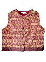 Silk Ikat Vest