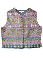 Silk Ikat Vest