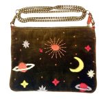 Hand Embroidered Pouch bag