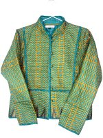 Sari Silk Jacket - M