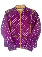 Sari Silk Jacket - M