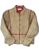 Sari Silk Jacket - L