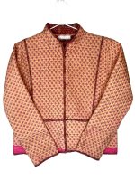 Sari Silk Jacket -L