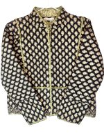 Sari Silk Jacket -L